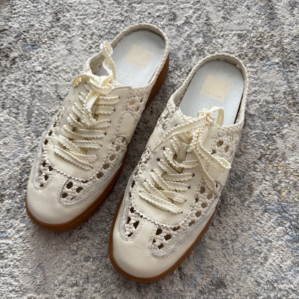 Notice Slide Woven Sneakers Off White Woven Stella - 8